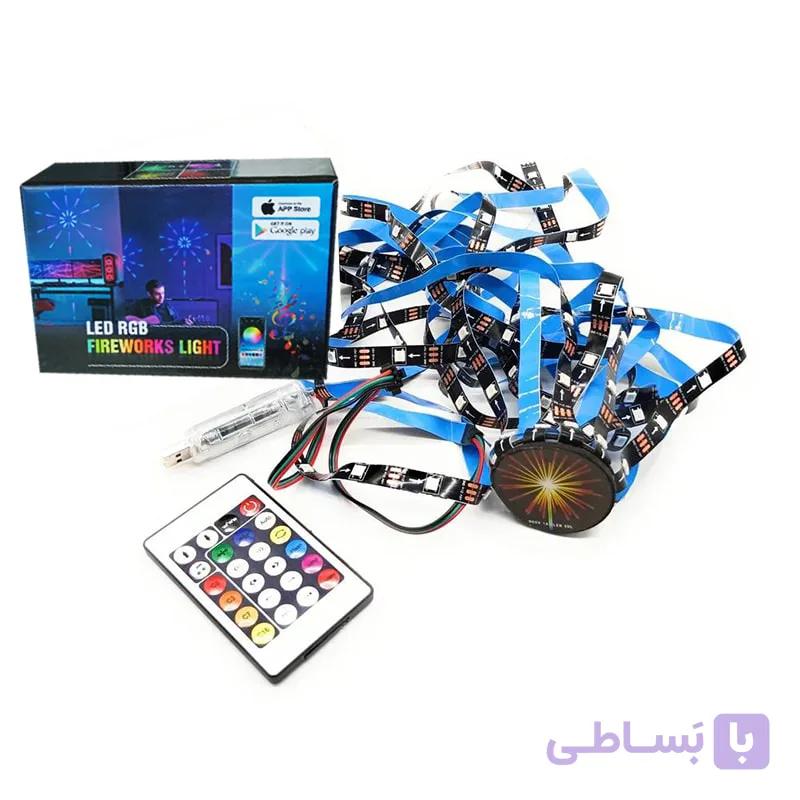 ریسه هوشمند RGB مدل آتش بازی Fireworks — تصویر 1