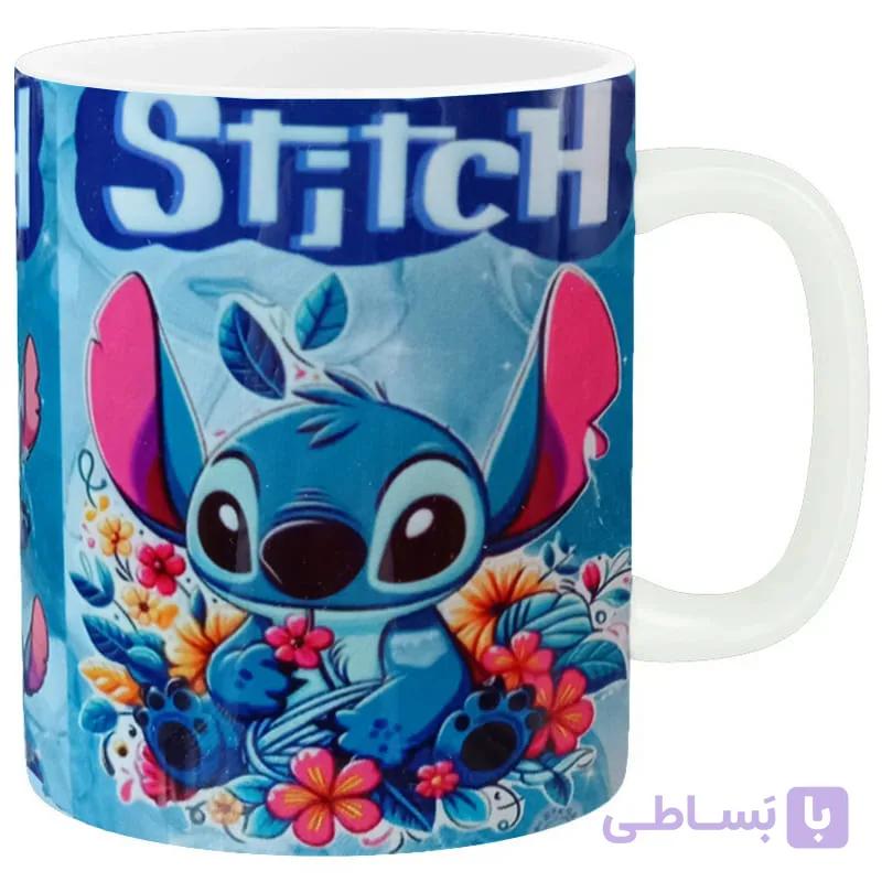 ماگ گیمینگ سرامیکی طرح استیچ و آنجل Stitch — تصویر 1