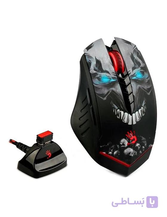 موس بی سیم گیمینگ ای فورتک R80 Skull Edition — تصویر 1