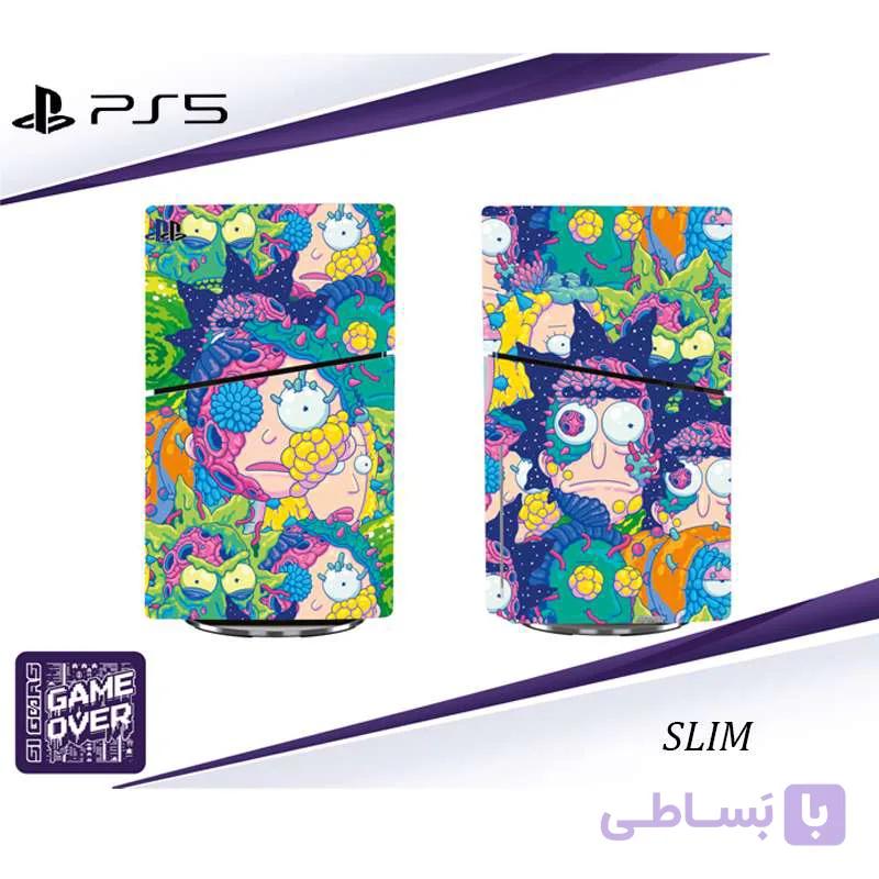 برچسب کنسول PS5 SLIM (GO) طرح Rick And Morty — تصویر 1