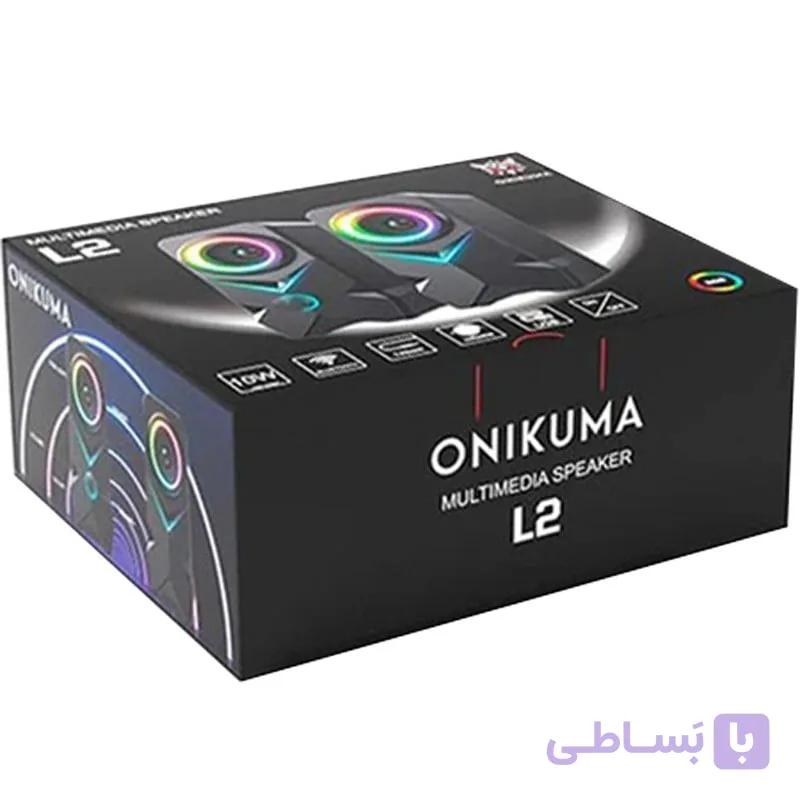 اسپیکر دو تکه بلوتوثی اونیکوما مدل Onikuma L2 — تصویر 1