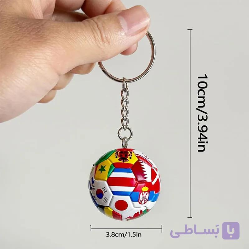 جاسوئیچی توپ فوتبال طرح پرچم کشورها 2026 — تصویر 1