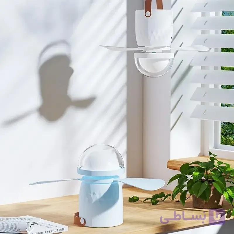پنکه شارژی چند منظوره ریموت دار DP-7646 — تصویر 1