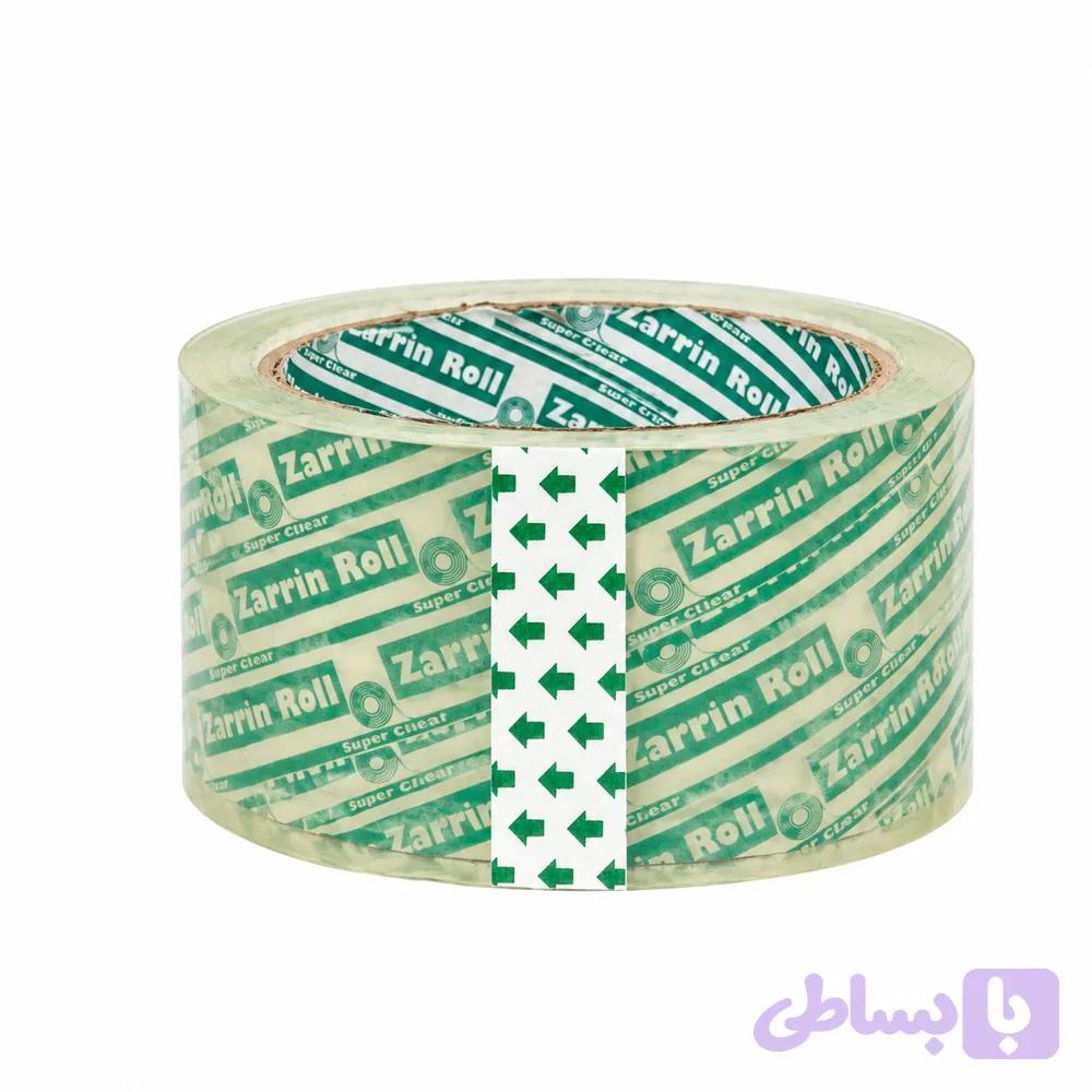 چسب کریستال 5سانت 90 یارد زرین رول — تصویر 1