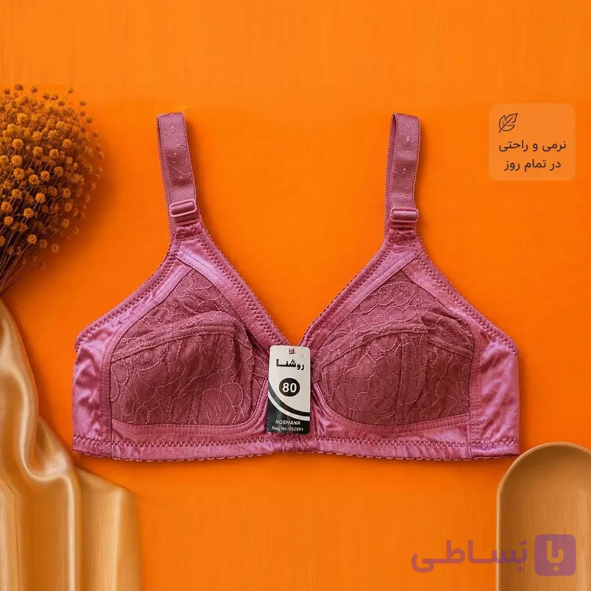 سوتین زنانه برند روشنا مدل حاشیه براق و بسیار جذاب — تصویر 1