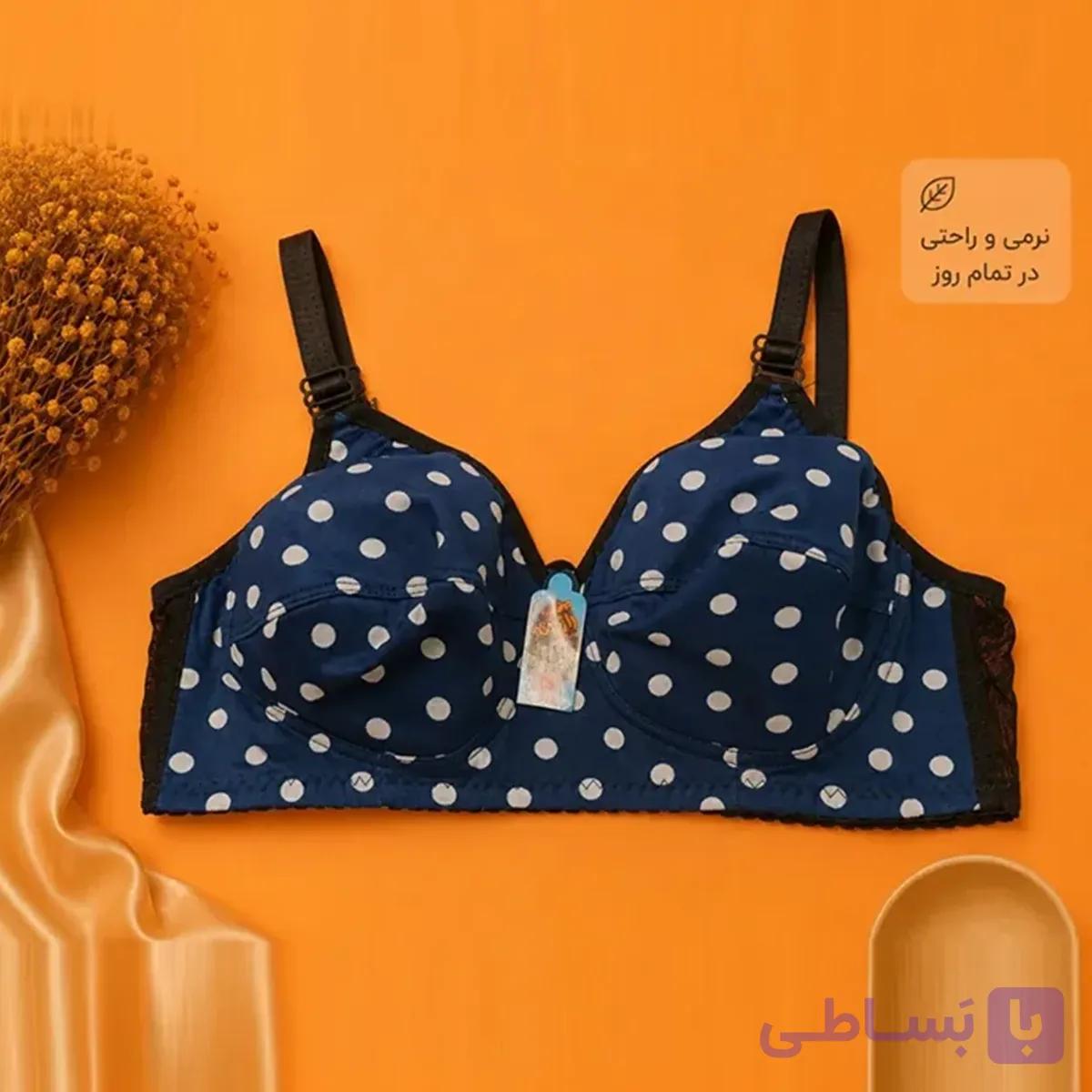 سوتین زنانه مدل خالدار | قیمت اقتصادی و مقرون‌به‌صرفه — تصویر 1