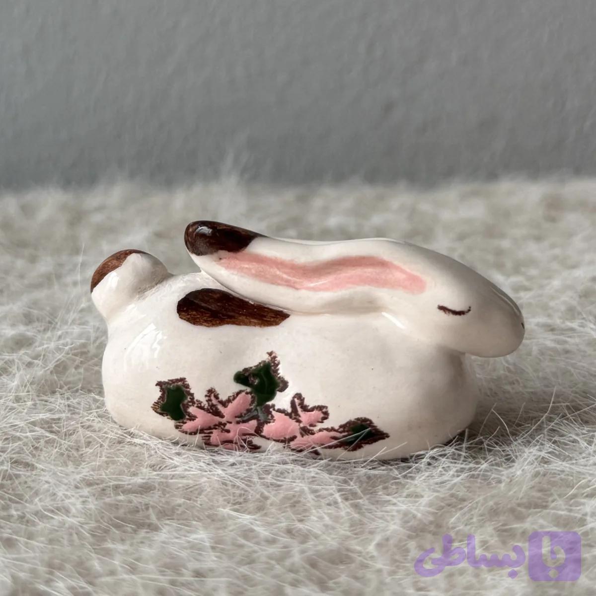 مجسمه سرامیکی طرح خرگوش
