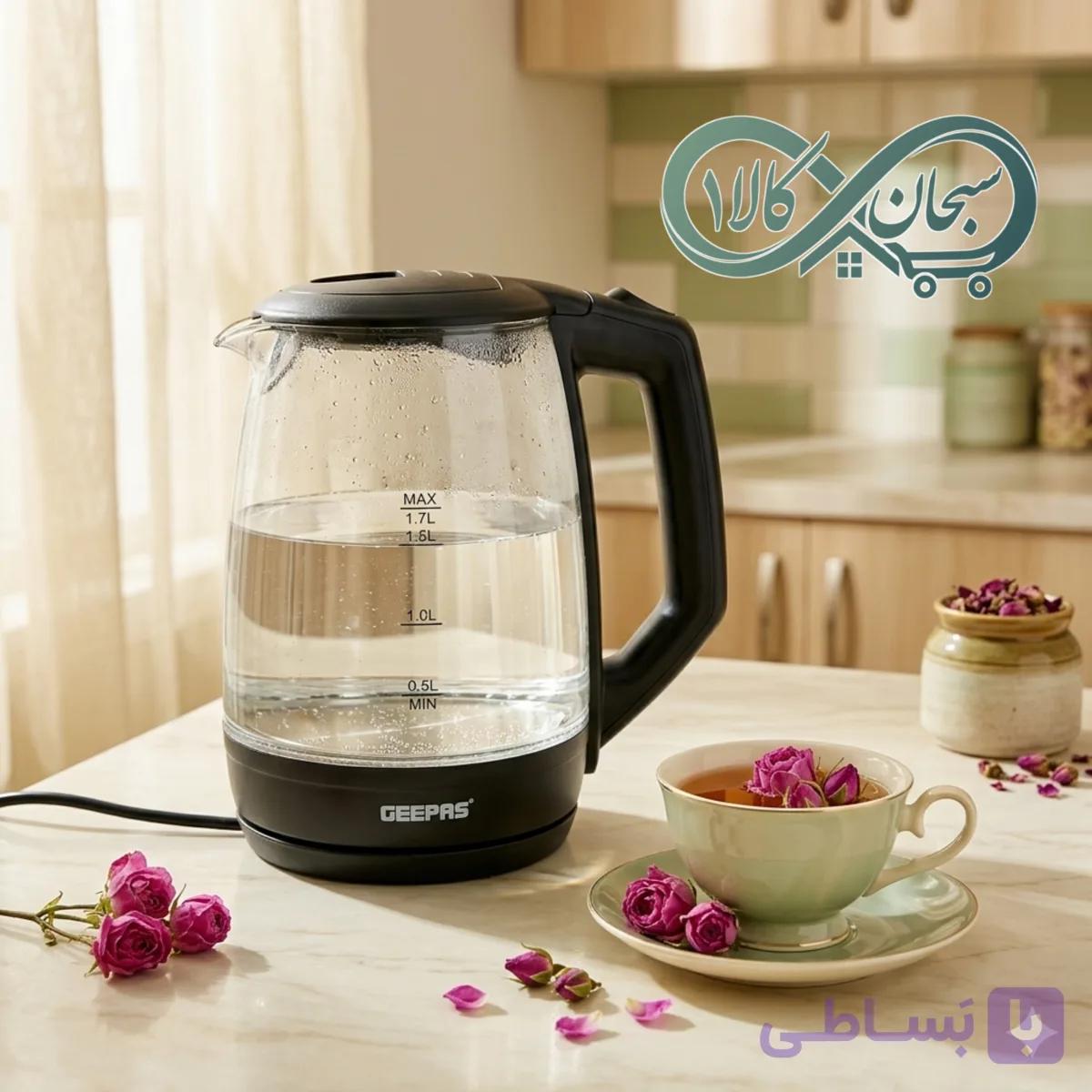 کتری برقی جیپاس مدل GK9901 پیرکس