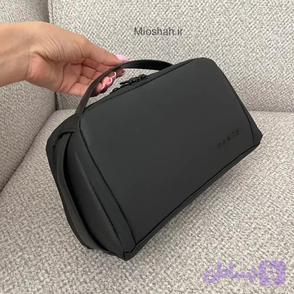 کیف کلاچ مردانه مشکی طرح بنج | کد CL9003