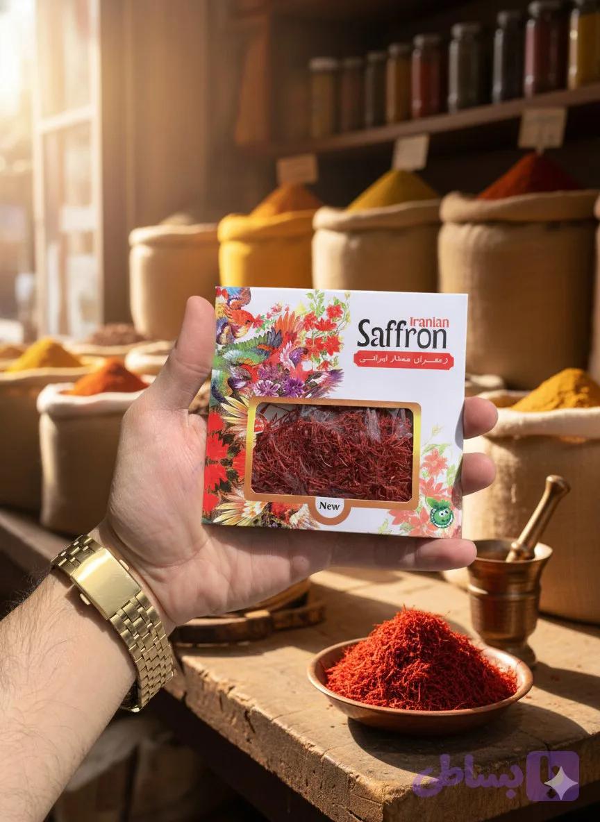 زعفران 2 گرمي پاکتي