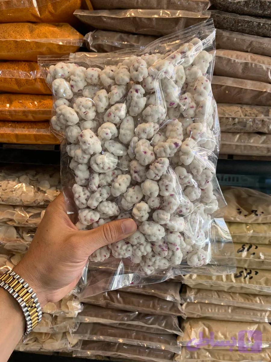 نقل بادام درختی گل محمدی 1000 گرمی