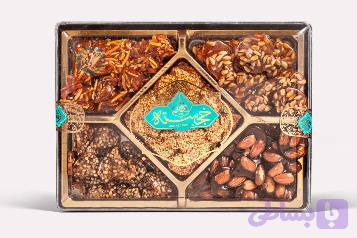 سوهان عسلی 5 مغز