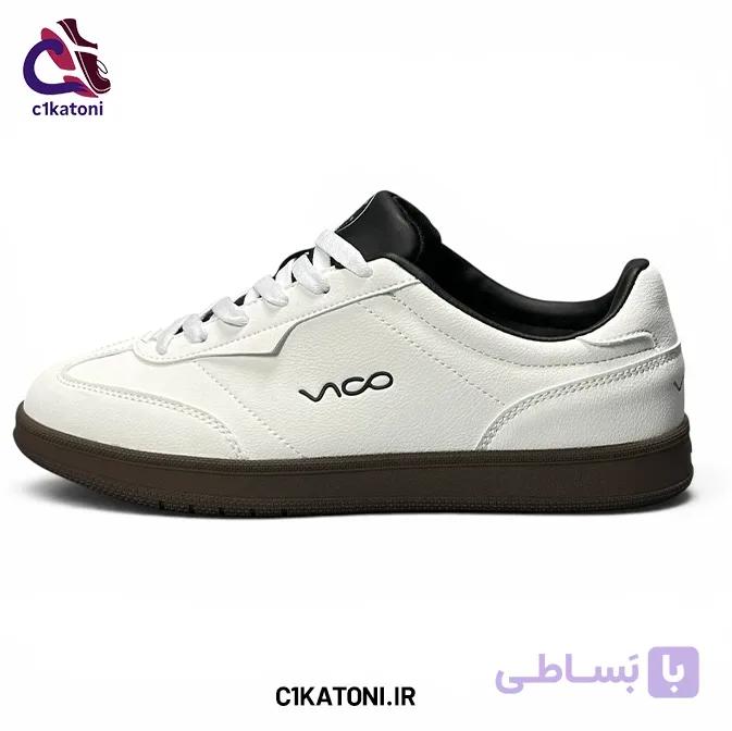 کتونی مردانه ویکو مدل ونس (سفید مشکی) — تصویر 1