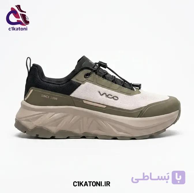 کفش پیاده‌ روی و اسپرت مردانه ویکو اورجینال رنگ زیتونی کرم — تصویر 1