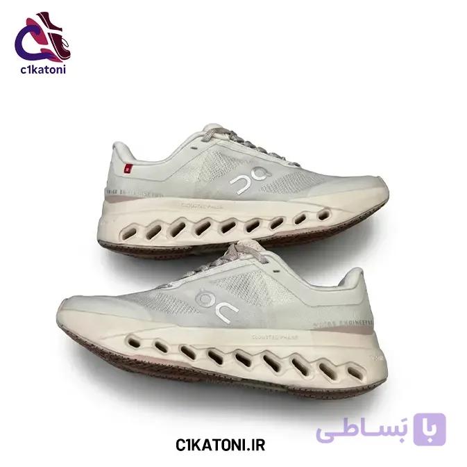ست کفش اُن رانینگ Cloudsurfer Next سفید کرم — تصویر 1