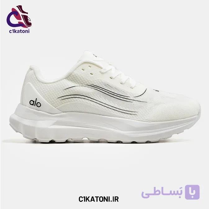 کتونی اسپرت مردانه و زنانه Alo Runner رنگ سفید — تصویر 1