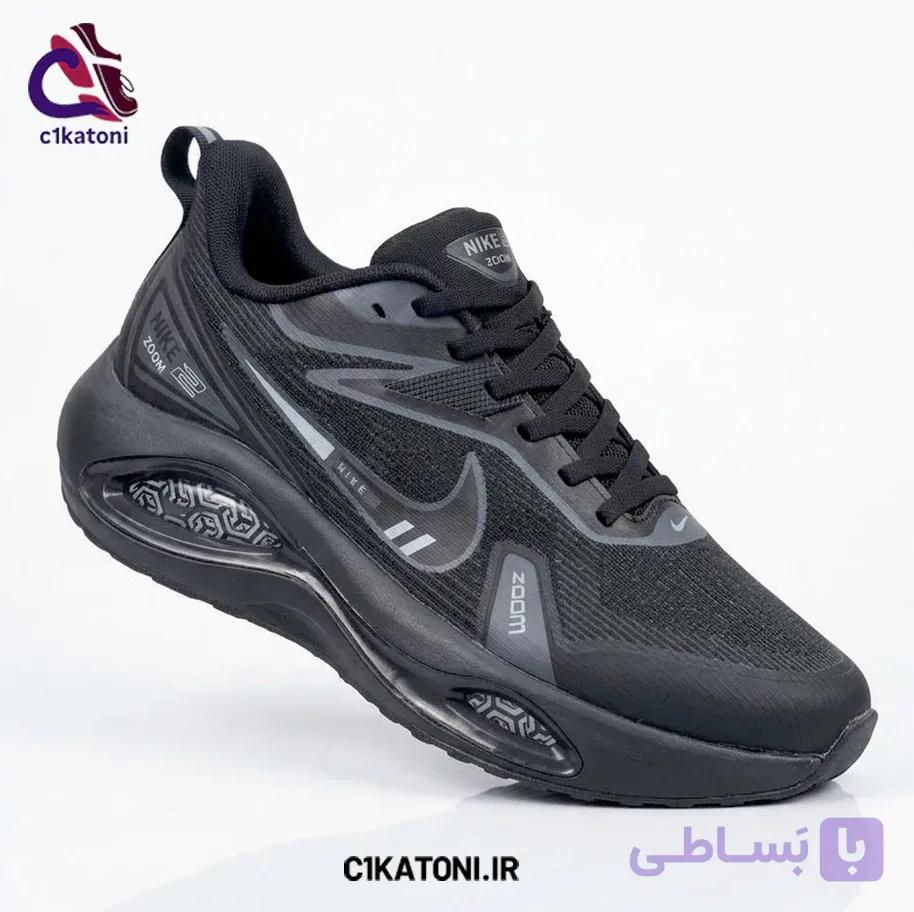 کتونی مردانه نایک وینفلو رنگ مشکی — تصویر 1