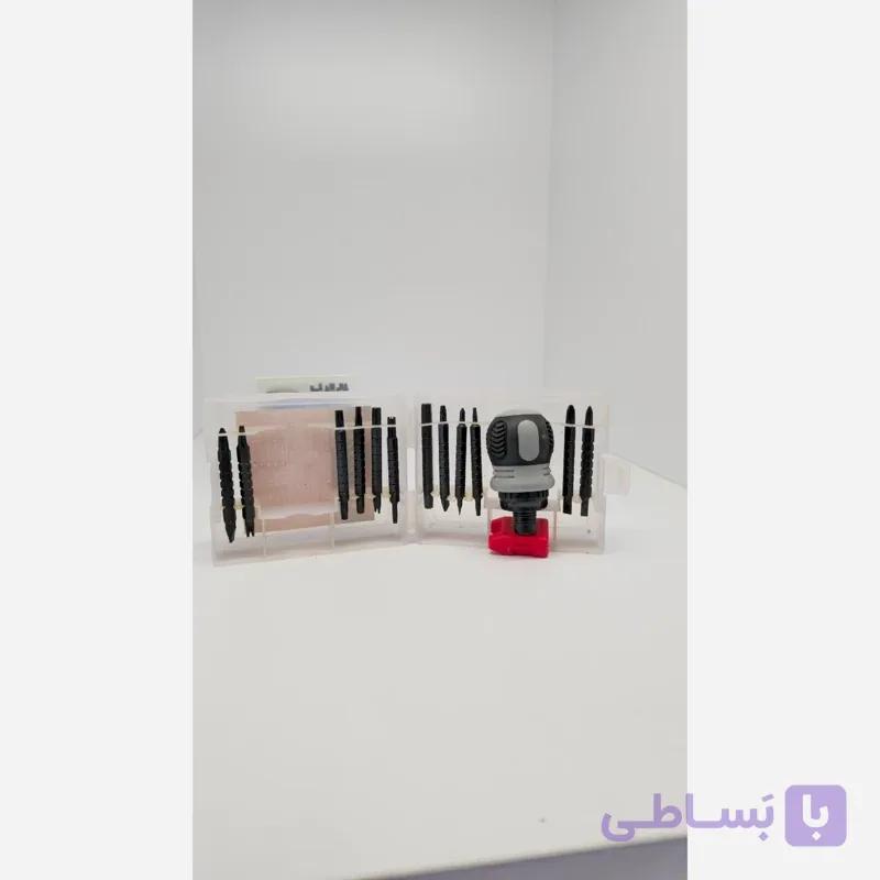 ست پیچ‌گوشتی مشتی جغجغه‌ای ۱۸ پارچه