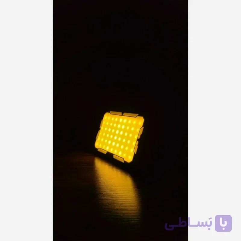 پروژکتور شارژی چندکاره با مگنت و چراغ هشدار