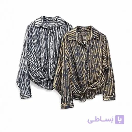 شومیز کراپ راه راه ریمارتی — تصویر 1