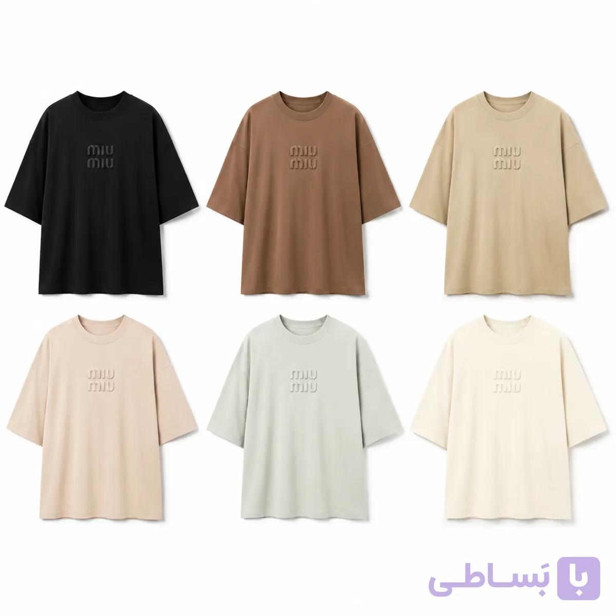 تیشرت ترک لیام طرح MIU MIU