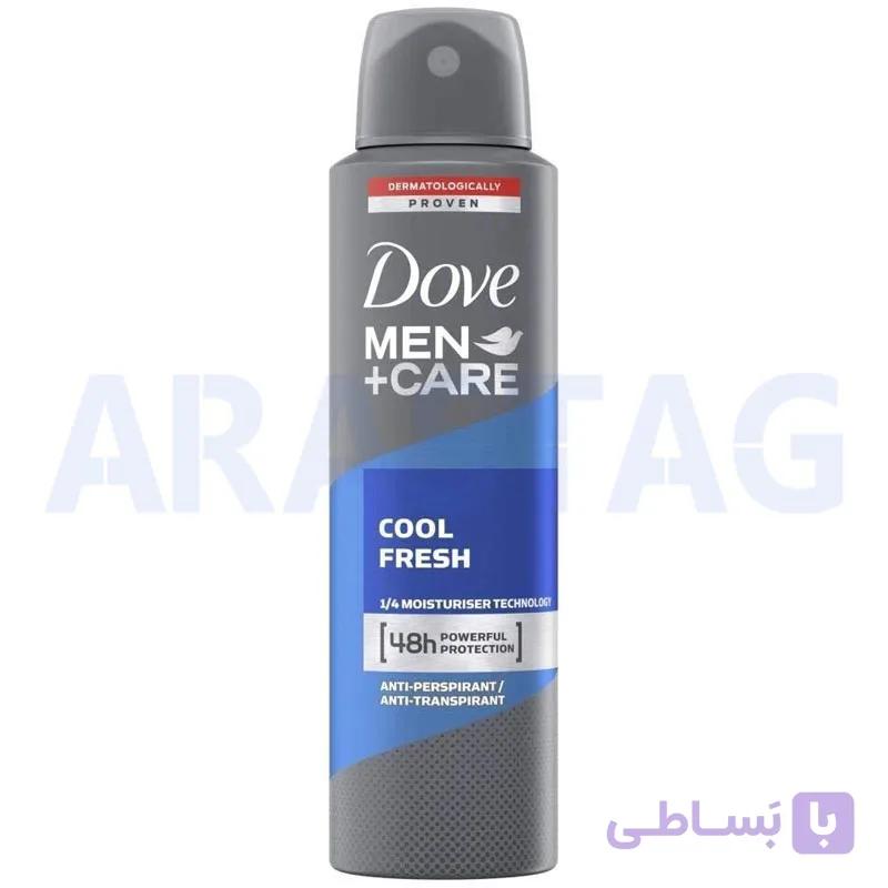 اسپری زیر بغل مردانه مدل Cool Fresh داو 150 میلی — تصویر 1