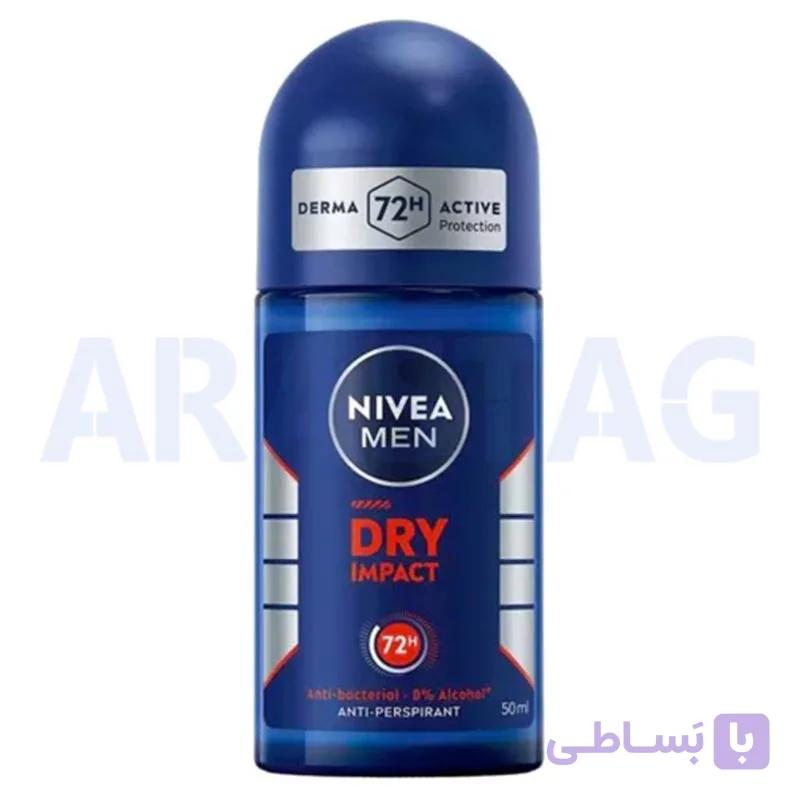 رول ضد تعریق مردانه نیوا مدل DRY IMPACT حجم 50 میلی