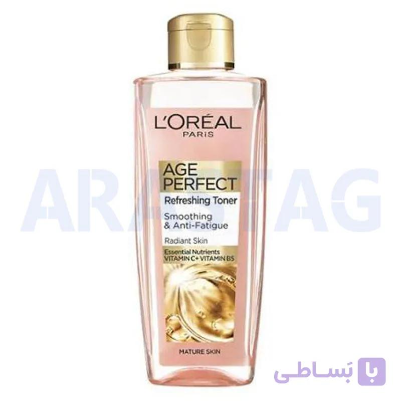 تونر لورال Loreal مدل Age Perfect حجم 200 میلی — تصویر 1