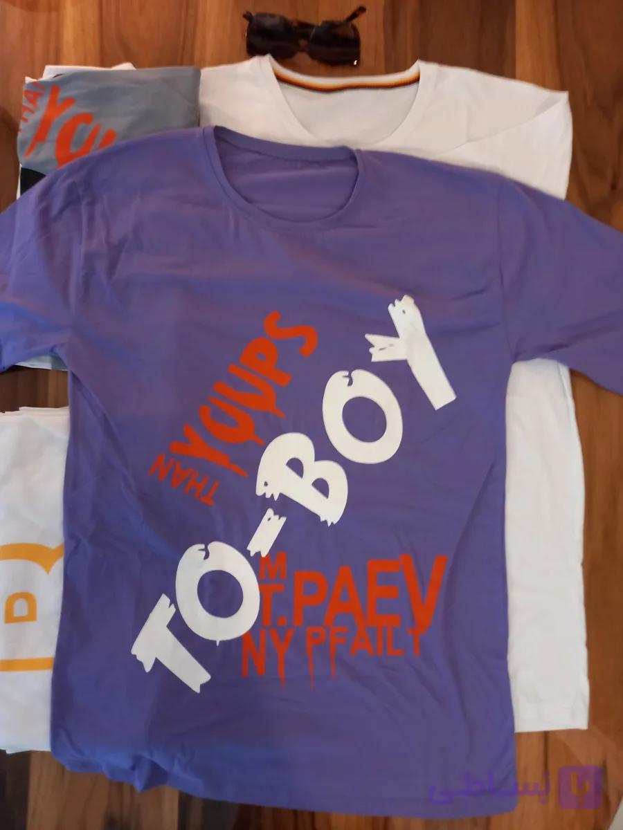 تیشرت لانگ دخترانه طرح To-Boy – استایل خاص برای جسورهای مدرن — تصویر 1