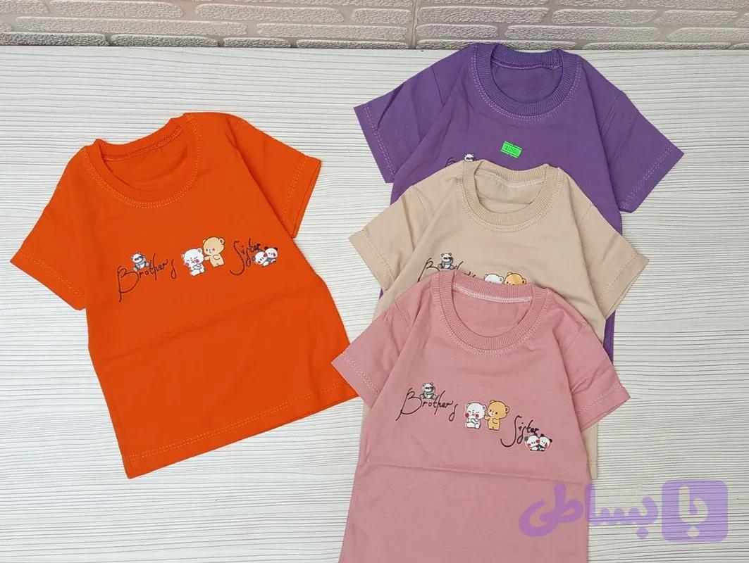 تیشرت تک طرح خرس سایز 35