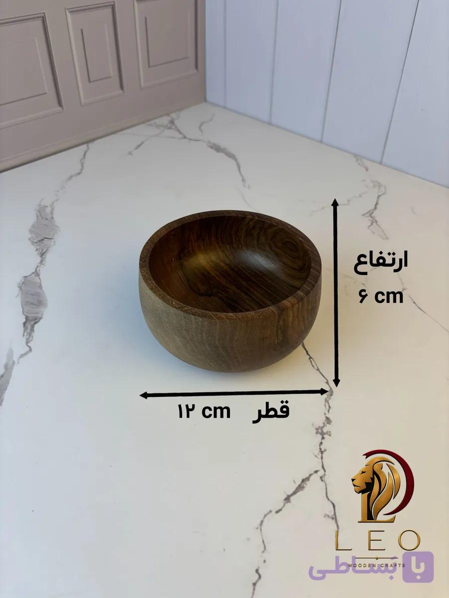 کاسه چوبی (قطر 12)
