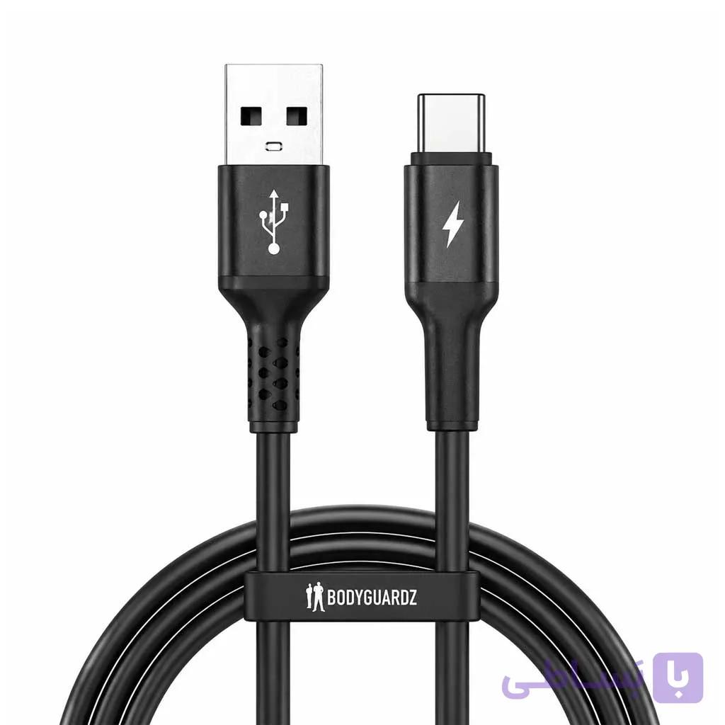کابل شارژ USB به تایپ سی 25 وات مدل Bodyguardz – BC-17
