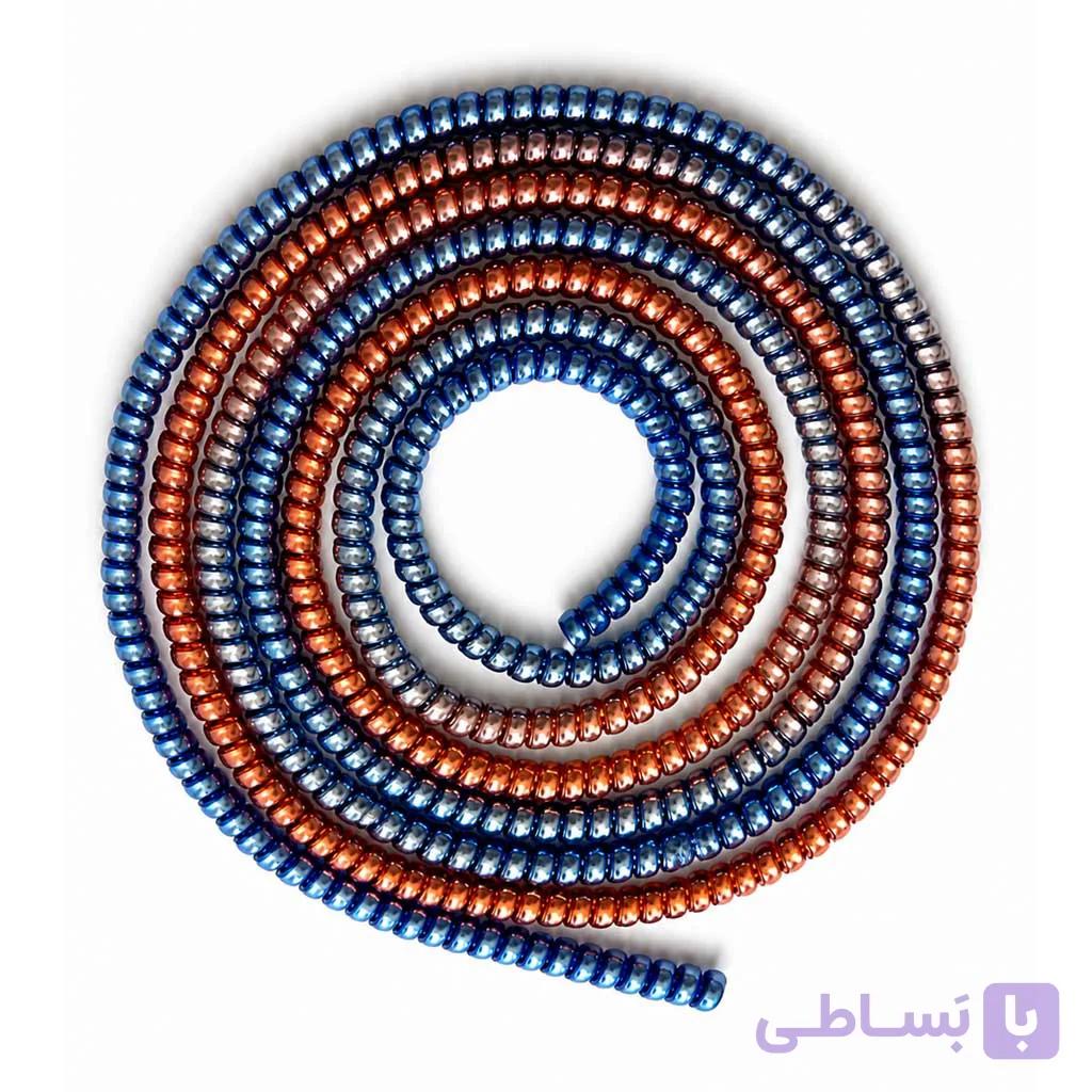محافظ کابل رنگ سرمه ای و زرشکی