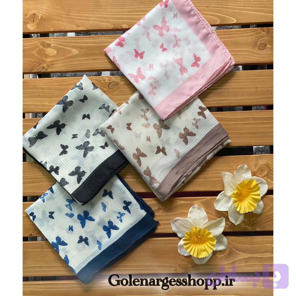 مینی اسکارف نخی پروانه ای
