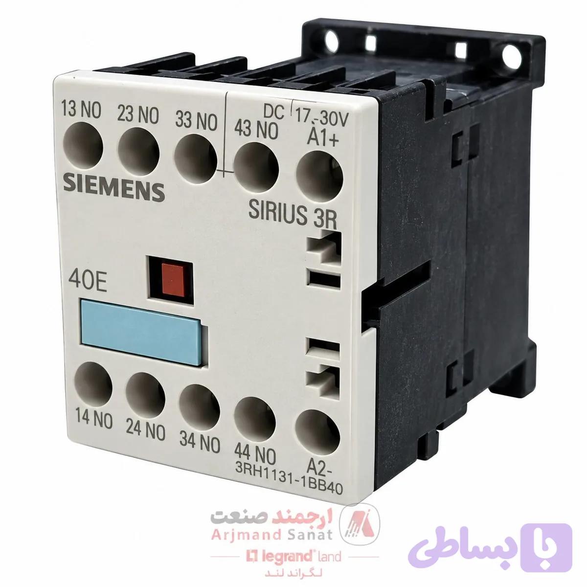 کنتاکتور کمکی زیمنس 3RH1140-1HB40 — تصویر 1