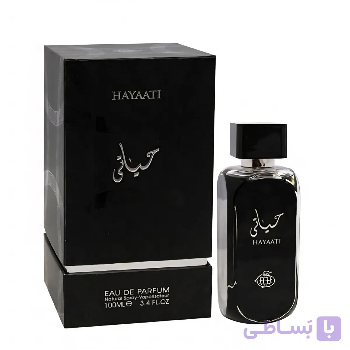 عطر و ادکلن حیاتی مشکی فرگرانس ورد حجم ۱۰۰ میلی لیتر