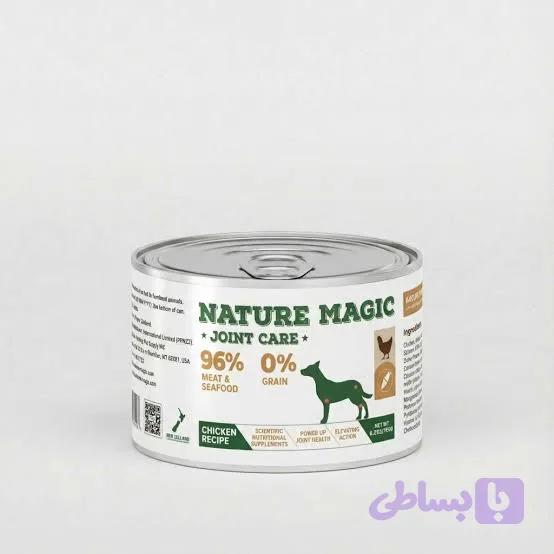 کنسرو سگ nature magic با طعم گوشت بره