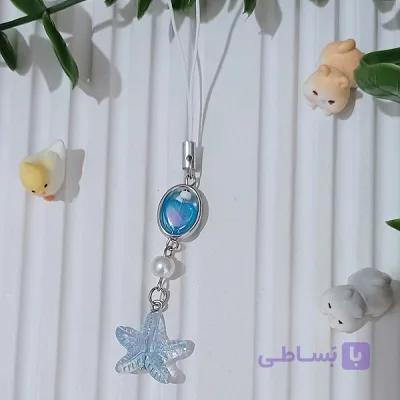 آویز موبایل و فلش فانتزی مدل ستاره دریایی