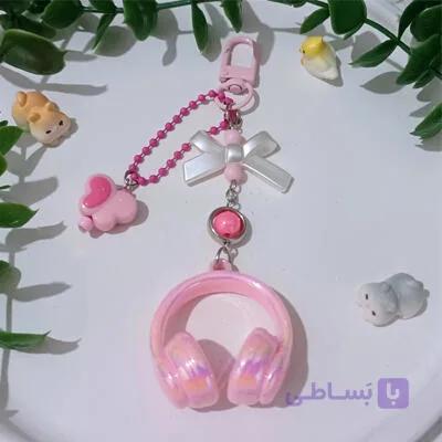 چارم هدفون پینترستی صورتی