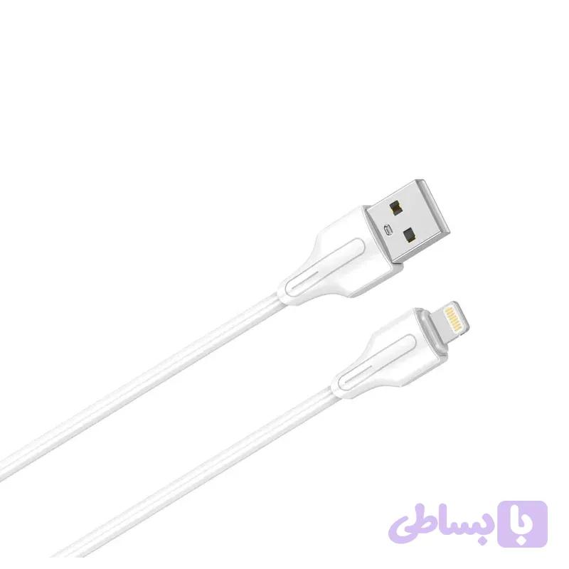 کابل شارژ Lightning الدینیو مدل LS540 طول 20 سانتی متر — تصویر 1