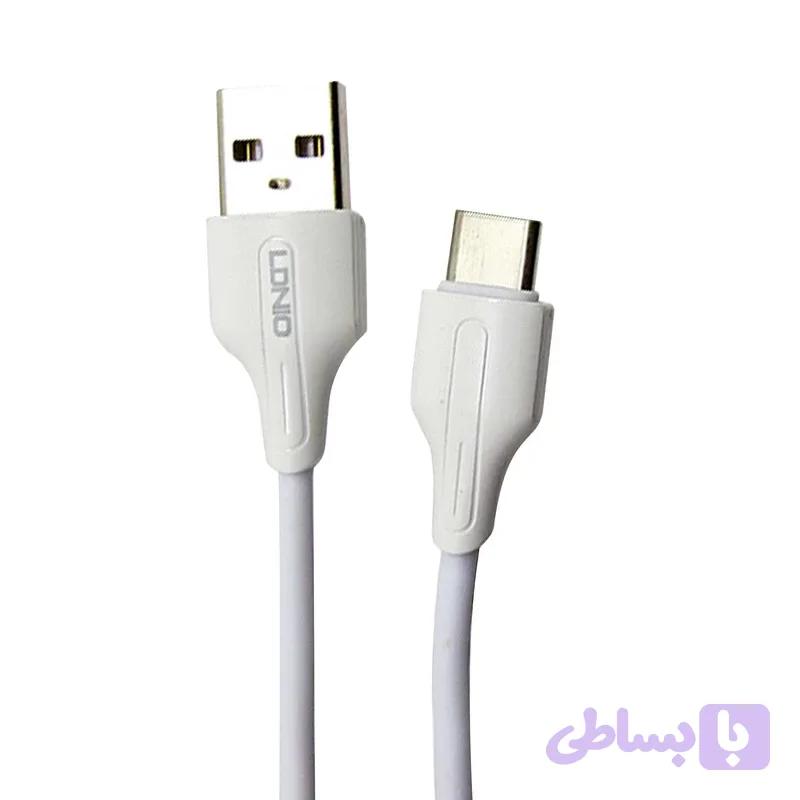 کابل شارژ Type C الدینیو مدل LS540 طول 20 سانتی متر — تصویر 1