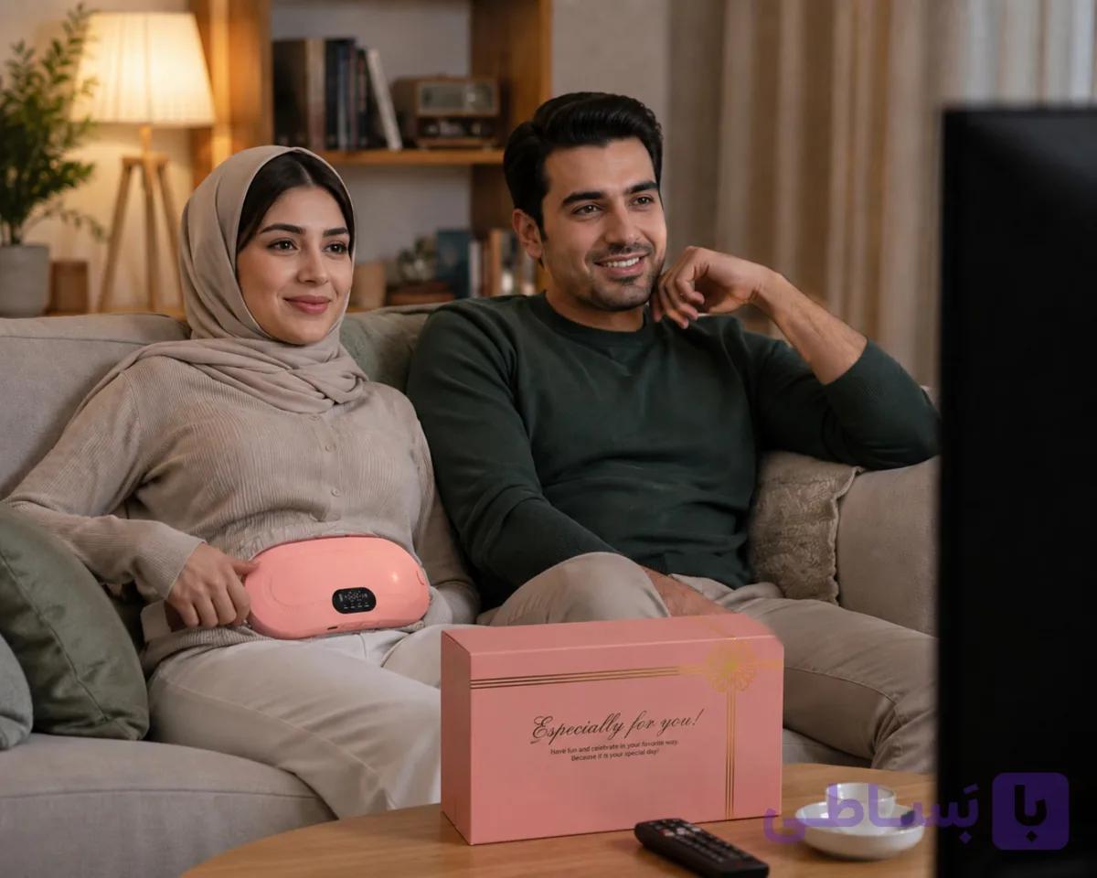 ماساژور قاعدگی شارژی  تسکین درد پریود با گرمایش و ویبره