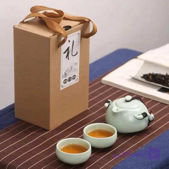 ست چای خوری ۲ نفره قوری طرح ییشینگ سرامیکی