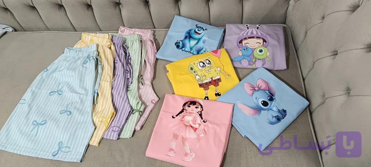 ست دو تیکه تیشرت شورتک پینترستی