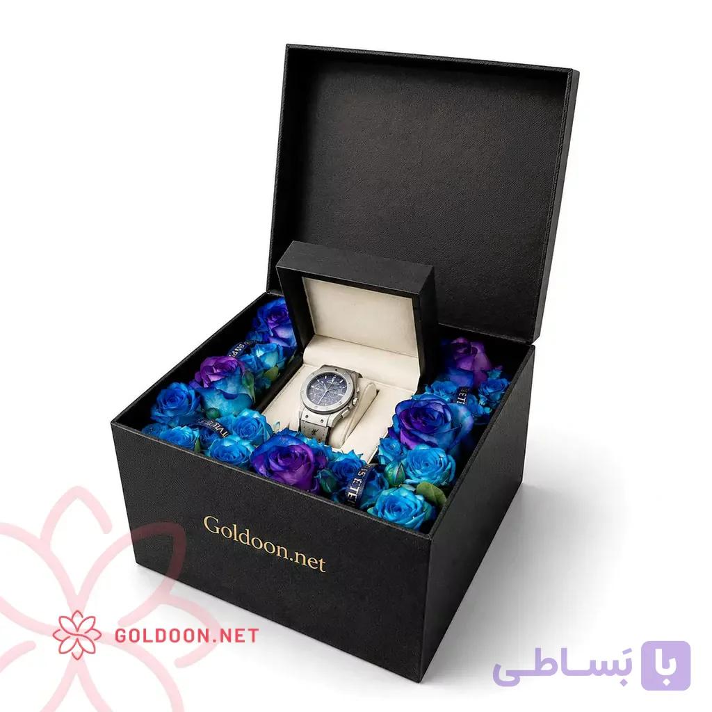 باکس گل و هدیه مردانه کد 026 — تصویر 1