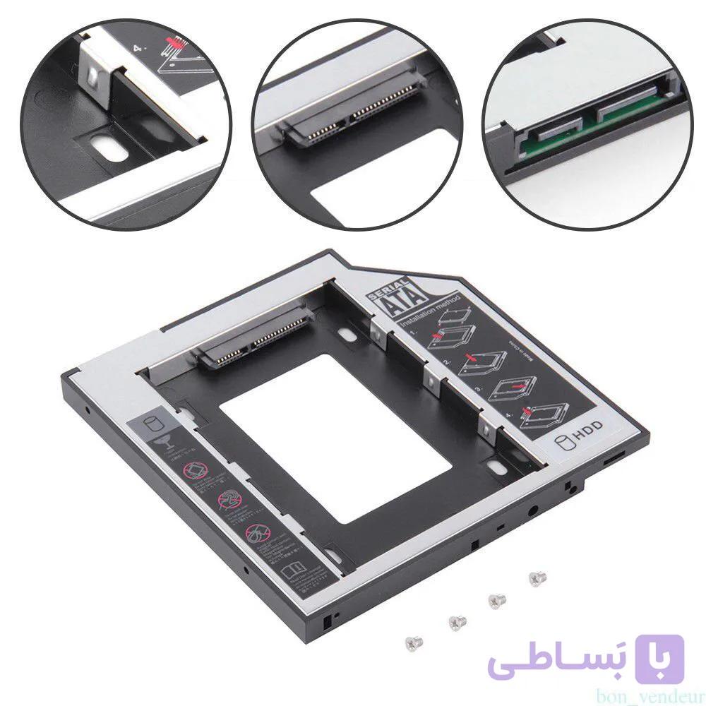 📀 براکت هارد (کدی) اینترنال HDD Caddy | مدل 9.5 و 12.7 میلی‌متر — تصویر 1