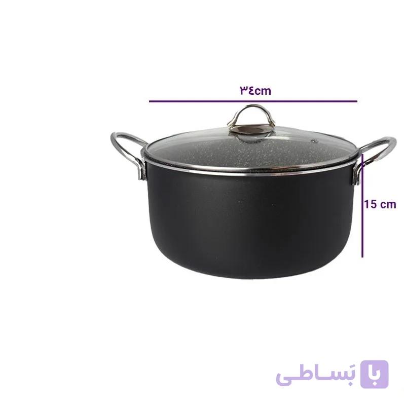 قابلمه گرانیتی جلامبین سایز 34 قسطی — تصویر 1