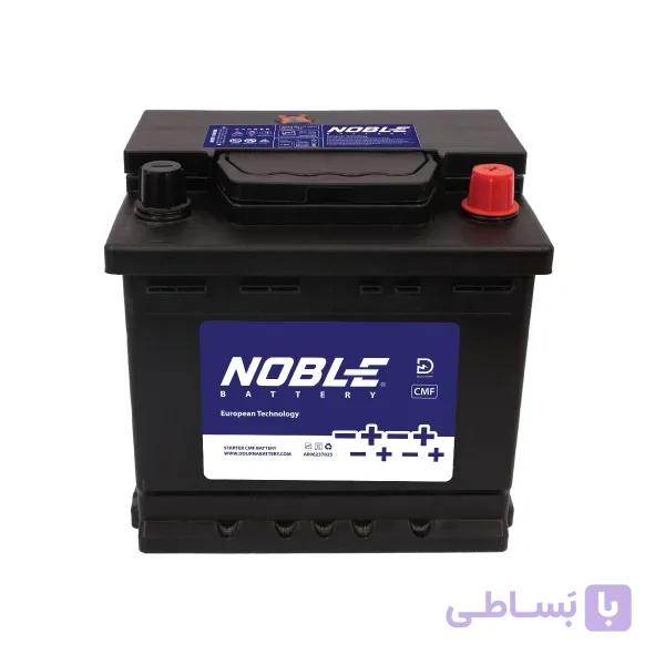 باتری اتمی 12 ولت 50 آمپر خودرو دورنا باتری مدل نوبل L1 قسطی — تصویر 1