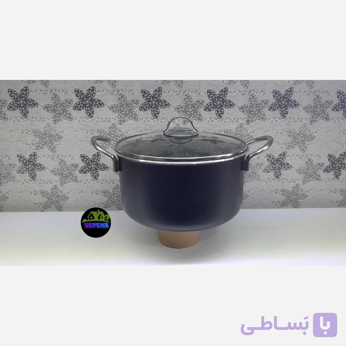 قابلمه نچسب گرانیت جلامبین سایز 24 قسطی — تصویر 1