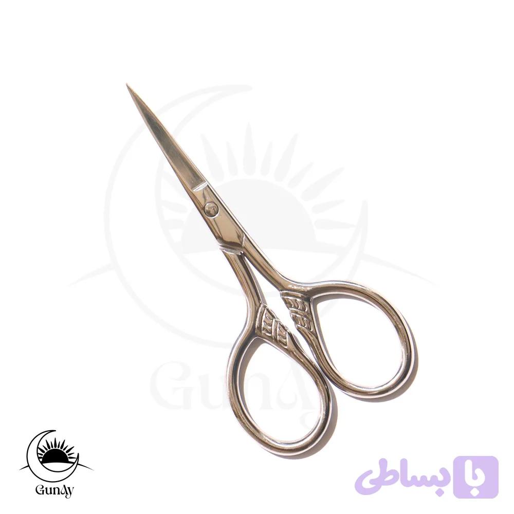 قیچی ابرو اره‌ای گلدن دریم | استیل ضد زنگ حرفه‌ای